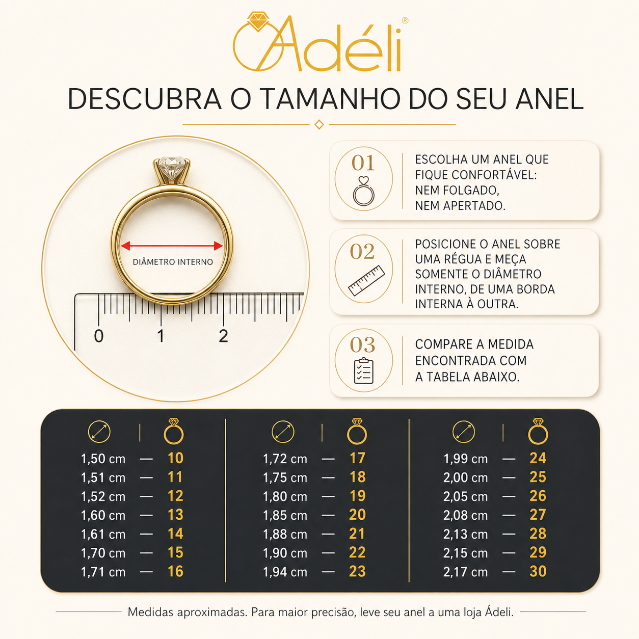 Anel Solitário Quadrado Cristal – Folhado a Ouro
